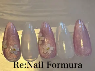 ミディアム Re:Nail Formula所属・kido chieのネイルデザイン