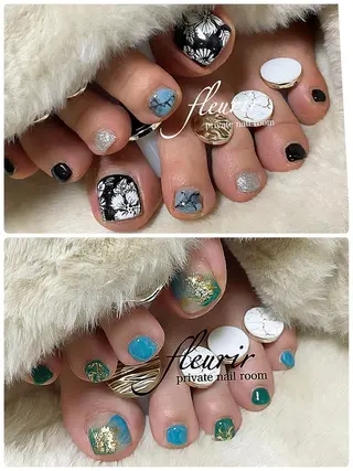 ネイル フルリール 【プライベートサロンのネイルデザイン