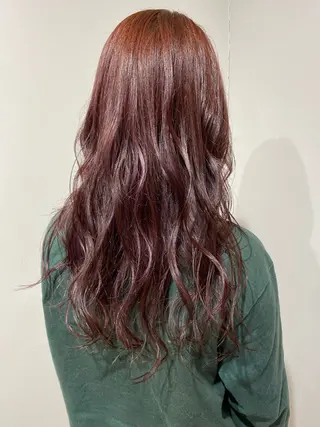 ロング 暖色系カラー まおのヘアスタイル