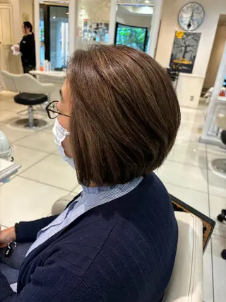 ショート 艶髪✨髪質改善カラー 楠本浩子のヘアスタイル
