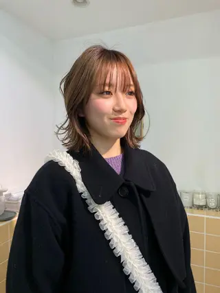 ミディアム iroha/ n.w.h🎀のヘアスタイル