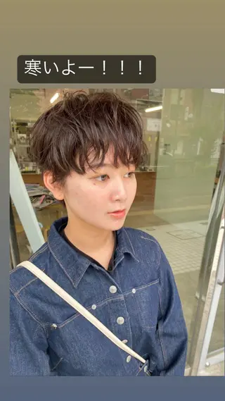 ショート カラー 藤野 けいごのヘアスタイル