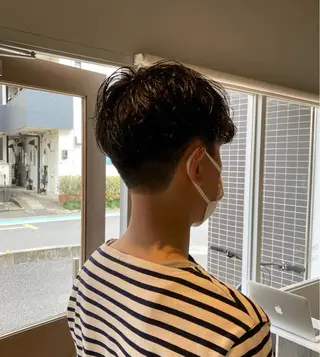 パーマ メンズ RECORD所属・RECORD sakuraのヘアスタイル