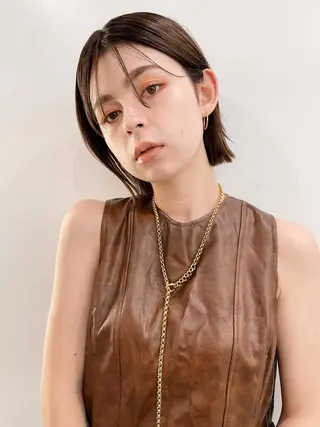 ミディアム カラー パーマ ヘアアレンジ 💖美髪矯正💖 辻未侑のヘアスタイル