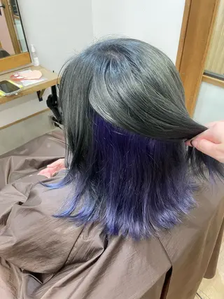 ミディアム カラー THREE noon所属・田中 きこのヘアスタイル