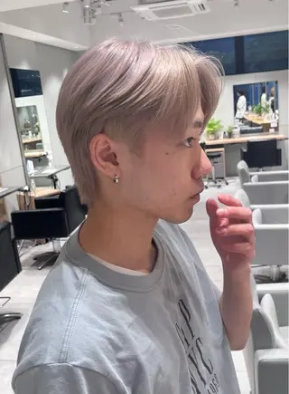 メンズ MINX 髙田凜々子 ボブ/ハイトーンのヘアスタイル