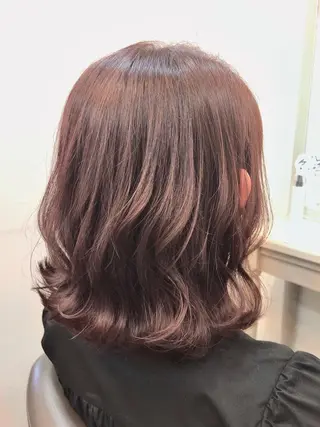 ミディアム カラー 西野 美空🍊のヘアスタイル