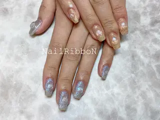 ネイル ネイルリボン 石田のネイルデザイン
