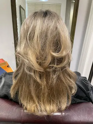 セミロング ✨男の娘✨美容師 ✂️くっぽちゃん✂️のヘアスタイル