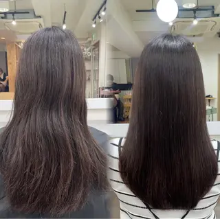 セミロング 韓国風パーマ/ヘア セット/店長みづきのヘアスタイル