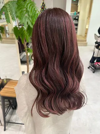 カラー 晶／艶髪カラー ／トリートメントのヘアスタイル