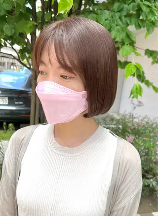 ショート カラー 💎透明感カラー特化 💎TAISEIのヘアスタイル