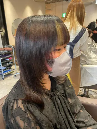 セミロング 👾TAMURA MAAYA👾のヘアスタイル