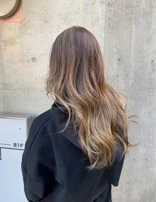 ロング カラー 原宿パーマ kazuのヘアスタイル