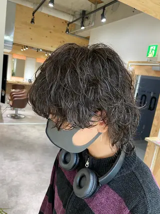 パーマ メンズ メンズブリーチカラー /パーマ ごーた立川のヘアスタイル