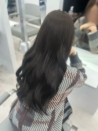 ロング カラー 武田 唯来のヘアスタイル