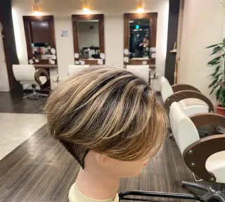 ショート カラー メンズ 高取大将 /髪質改善のヘアスタイル