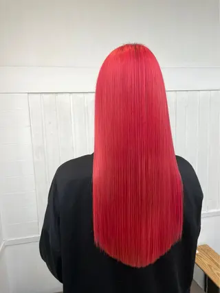 ロング カラー パーマ N° +aero 横浜のヘアスタイル