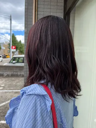 セミロング Un Fleur所属・立野 希沙のヘアスタイル