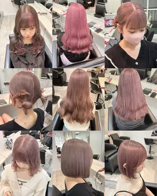 ロング カラー ヘアアレンジ 代表🎀 ふわモテ愛 され髪🩷yumiのヘアスタイル