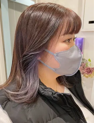 ミディアム 羽山 笑夢のヘアスタイル