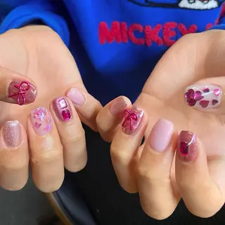 ネイル 🎀NAIL🎀 AI🪄︎︎◝✩のネイルデザイン