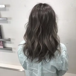 ミディアム カラー AMI Hair  supply所属・髪質改善カラー 韓国風レイヤーのヘアスタイル