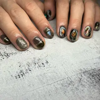 メンズ ネイル 𝐫𝐚𝐢 𝐧𝐚𝐢𝐥の眉毛・アイブロウイメージ