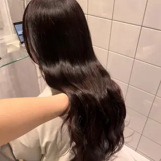 ロング カラー 🫧うる艶トレンド 🫧透明感カラーのヘアスタイル