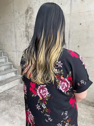 ロング カラー hair  design  ALBERO所属・日高 香織のヘアスタイル