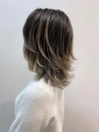 ミディアム Ash川越店／ 松本　亮二のヘアスタイル