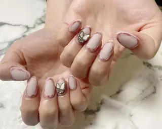 ロング カラー ネイル Q Free nailsのネイルデザイン