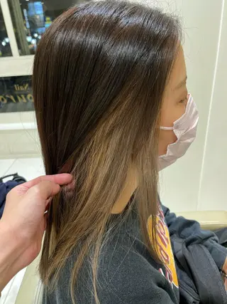 カラー 中韓𝐌𝐈𝐗🩶 𝐘𝐔𝐊𝐀のヘアスタイル
