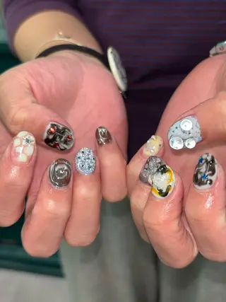 ネイル ニコネイル下北沢店所属・miyu ˚ ༘ ೀのネイルデザイン