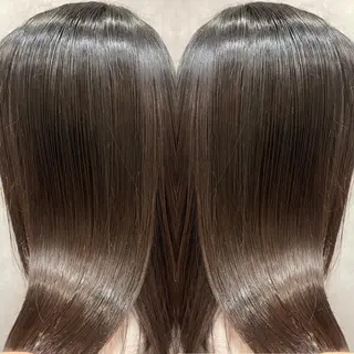 ロング StellA所属・アートディレクター ワダヒサノリのヘアスタイル