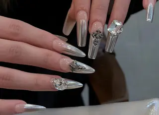 ネイル By moonネイル 🌷ワンホン/韓国風のネイルデザイン