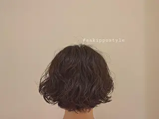 ショート パーマ Sol所属・Sol. Sakihoのヘアスタイル