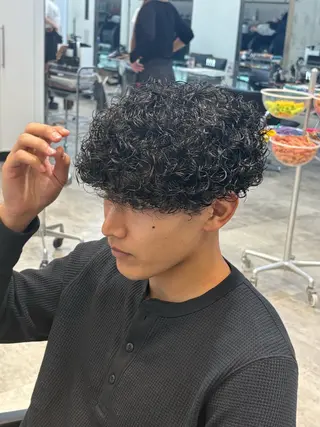 パーマ メンズ fifth 武正 琉生のヘアスタイル