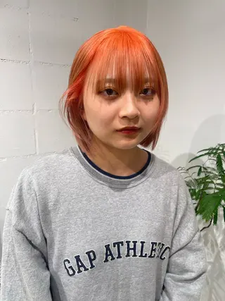 ミディアム ショート/ボブ /綾華のヘアスタイル