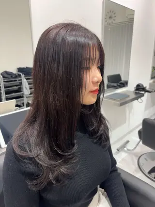 ロング カラー レイヤーモデル 募集中🕊️正源のヘアスタイル