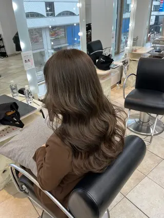 ロング 韓国レイヤー×モテ髪 /MITSUKI🤍のヘアスタイル