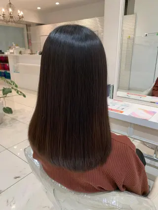 ロング パーマ 金澤 夏海のヘアスタイル