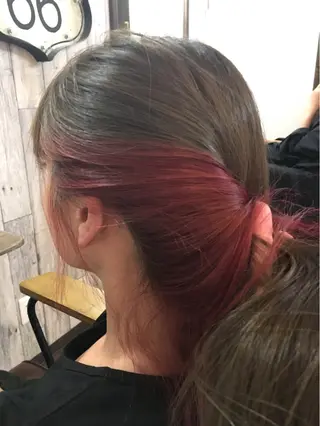 セミロング カラー メンズ大歓迎 ★feniceのヘアスタイル