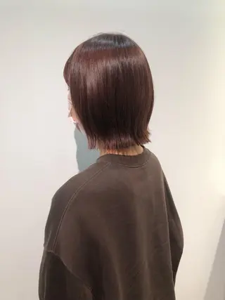 ミディアム カラー moa by clips所属・レイヤー/お顔まわり 暖色カラー🍑Amiのヘアスタイル