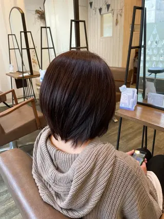 ミディアム カラー ゴトウ  アヤ bisou hairのヘアスタイル