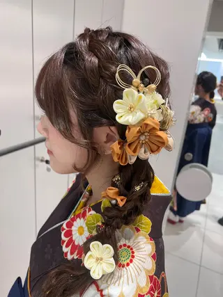 ロング ヘアアレンジ 🌈 YUUNA🌈のヘアスタイル