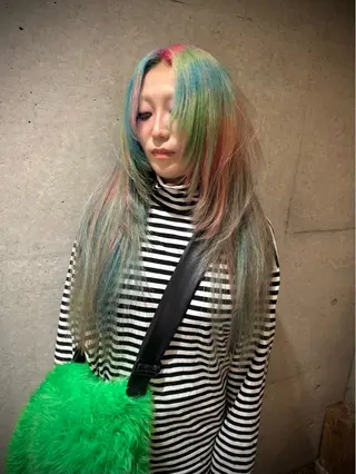 カラー デザインカラー⭐︎★ 🐆hyo🐆のヘアスタイル