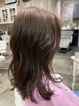 ミディアム The Apartment of Solon Citta 船橋609所属・髪質改善/縮毛矯正/ 美髪/個室/ハラのヘアスタイル