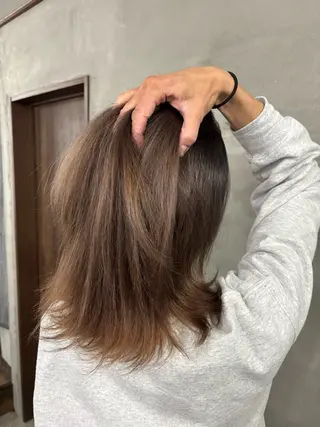 メンズ ✨ブリーチなし透明感 ✨カラー💍Yuriのヘアスタイル