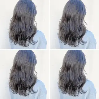 セミロング カラー 【美髪矯正】【スト カール】小野村翔太のヘアスタイル